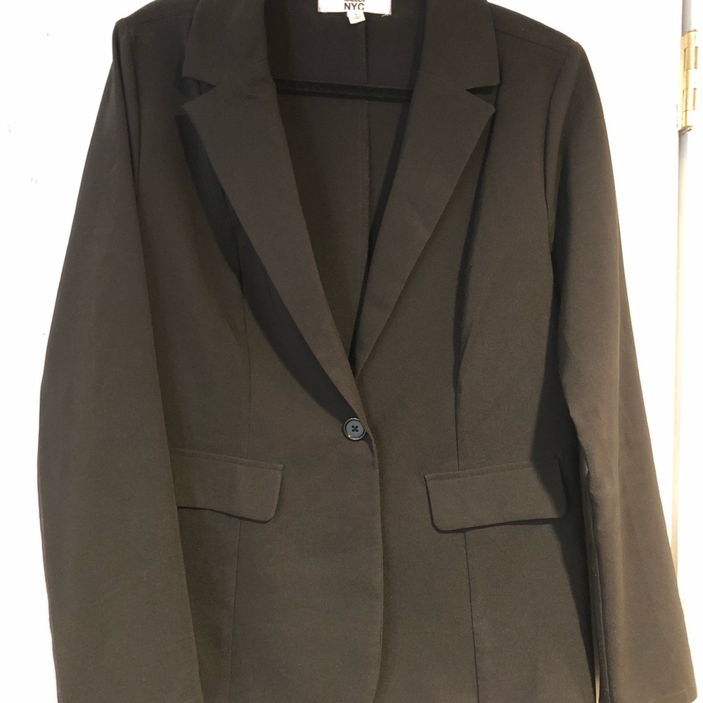 Steve Madden Black Blazer Professional Tailoring